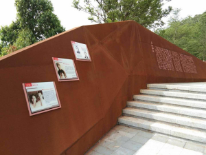 瀍河回族耐候钢挡土墙